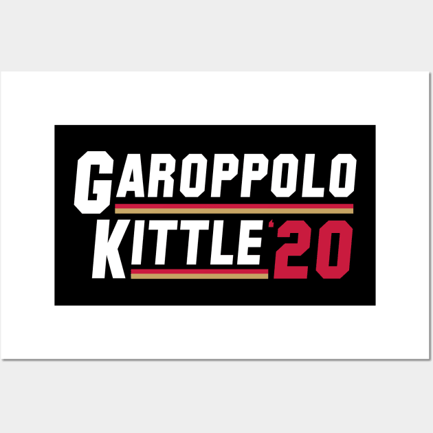 Garoppolo Kittle 2020 Wall Art by deadright
